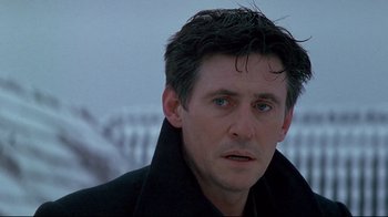 Movie still from “Smilla's Sense of Snow” (1997), directed by Bille August – A person wearing a coat; Close Up shot, Low angle