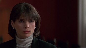 Movie still from “Smilla's Sense of Snow” (1997), directed by Bille August – A person wearing a jacket; Close Up shot, Low angle