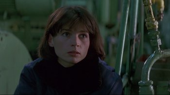 Movie still from “Smilla's Sense of Snow” (1997), directed by Bille August – A person wearing a jacket; Close Up shot, High angle