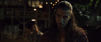 Movie still from “Snatched” (2017), directed by Jonathan Levine – A person with long hair; Close Up shot, Over the shoulder angle