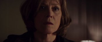 Movie still from “A Monster Calls” (2016), directed by J.A. Bayona – A person with short brown hair; Close Up shot, Low angle