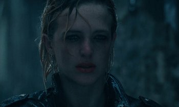 Movie still from “So Long, Stooge” (1983), directed by Claude Berri – A person with wet hair; Close Up shot, Low angle