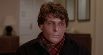 Movie still from “Somewhere in Time” (1980), directed by Jeannot Szwarc – A person wearing a jacket; Close Up shot, Low angle