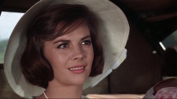 Movie still from “Splendor in the Grass” (1961), directed by Elia Kazan – A person wearing a hat; Close Up shot, Low angle