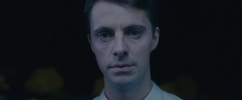 Movie still from “Stoker” (2013), directed by Park Chan-wook – A person wearing a white shirt; Close Up shot, Overhead angle