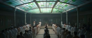 Movie still from “All Quiet on the Western Front” (2022), directed by Edward Berger – Extreme Wide shot, Low angle