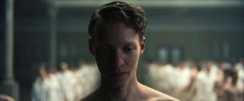 Movie still from “All Quiet on the Western Front” (2022), directed by Edward Berger – Close Up shot, Overhead angle