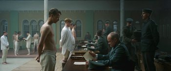 Movie still from “All Quiet on the Western Front” (2022), directed by Edward Berger – Medium shot, Low angle