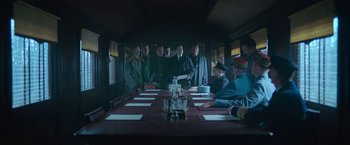 Movie still from “All Quiet on the Western Front” (2022), directed by Edward Berger – Wide shot, Low angle