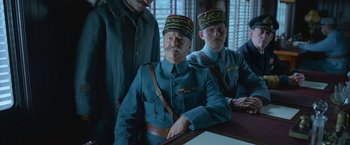 Movie still from “All Quiet on the Western Front” (2022), directed by Edward Berger – Medium shot, Low angle