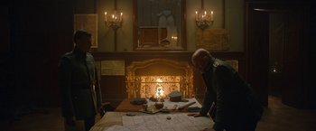 Movie still from “All Quiet on the Western Front” (2022), directed by Edward Berger – Medium shot, High angle