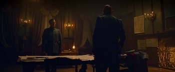 Movie still from “All Quiet on the Western Front” (2022), directed by Edward Berger – Wide shot, Low angle