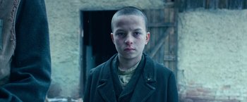 Movie still from “All Quiet on the Western Front” (2022), directed by Edward Berger – Close Up shot, Low angle