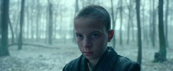 Movie still from “All Quiet on the Western Front” (2022), directed by Edward Berger – Close Up shot, Low angle