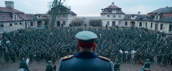 Movie still from “All Quiet on the Western Front” (2022), directed by Edward Berger – Wide shot, High angle