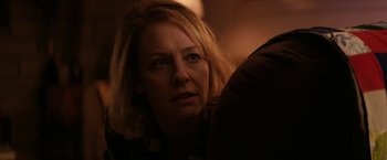 Movie still from “Super Dark Times” (2017), directed by Kevin Phillips – A person looking at the camera; Close Up shot, Over the shoulder angle