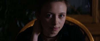 Movie still from “Super Dark Times” (2017), directed by Kevin Phillips – A person wearing a black shirt; Close Up shot, Over the shoulder angle