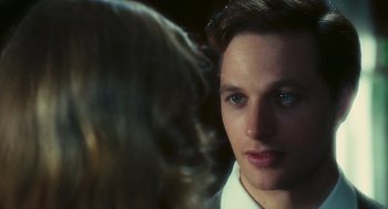 Movie still from “The Garden of the Finzi-Continis” (1970), directed by Vittorio De Sica – A person looking at another person; Close Up shot, Over the shoulder angle