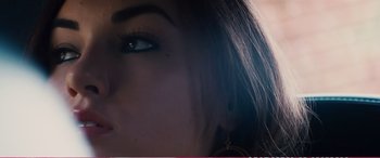 Movie still from “The Girlfriend Experience” (2009), directed by Steven Soderbergh – A woman's eye with long lashes; Extreme Close Up shot, Low angle