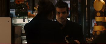 Movie still from “The Girlfriend Experience” (2009), directed by Steven Soderbergh – A man looking at a woman in the mirror; Close Up shot, Over the shoulder angle
