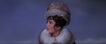 Movie still from “The Great Race” (1965), directed by Blake Edwards – A person wearing a hat; Close Up shot, Low angle
