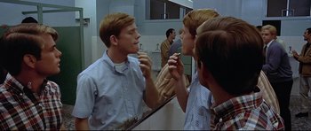 Movie still from “American Graffiti” (1973), directed by George Lucas – Close Up shot, Low angle