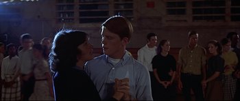 Movie still from “American Graffiti” (1973), directed by George Lucas – Close Up shot, Low angle