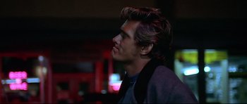 Movie still from “American Graffiti” (1973), directed by George Lucas – Close Up shot, Over the shoulder angle