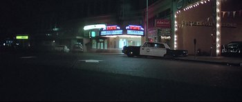 Movie still from “American Graffiti” (1973), directed by George Lucas – Extreme Wide shot, High angle