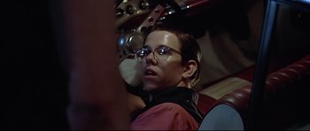 Movie still from “American Graffiti” (1973), directed by George Lucas – Close Up shot, Over the shoulder angle