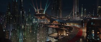 Movie still from “The Mandalorian” (2019), created by Jon Favreau – Extreme Wide shot, High angle