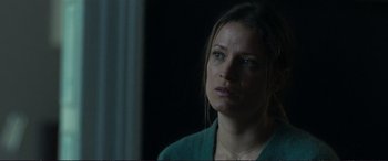 Movie still from “The Marco Effect” (2021), directed by Martin Zandvliet – A person looking at the camera; Close Up shot, Over the shoulder angle