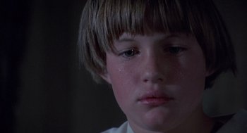 Movie still from “The Other” (1972), directed by Robert Mulligan – A child crying; Close Up shot, Low angle