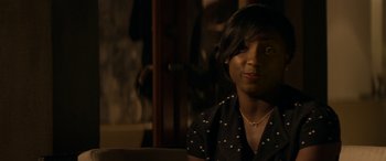 Movie still from “The Perfect Guy” (2015), directed by David M. Rosenthal – A woman sitting in front of a mirror; Close Up shot, Over the shoulder angle