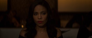 Movie still from “The Perfect Guy” (2015), directed by David M. Rosenthal – A person with long hair; Close Up shot, High angle