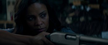 Movie still from “The Perfect Guy” (2015), directed by David M. Rosenthal – A woman holding a cell phone in her hand; Close Up shot, High angle