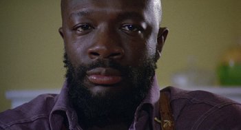 Movie still from “Truck Turner” (1974), directed by Jonathan Kaplan – A person with a beard; Close Up shot, Low angle
