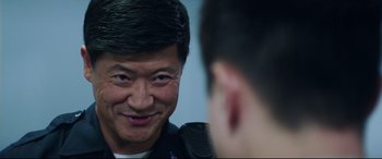 Movie still from “Truth or Dare” (2018), directed by Jeff Wadlow – A person with a cell phone; Close Up shot, Over the shoulder angle