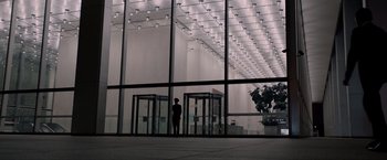 Movie still from “Anon” (2018), directed by Andrew Niccol – Extreme Wide shot, Low angle