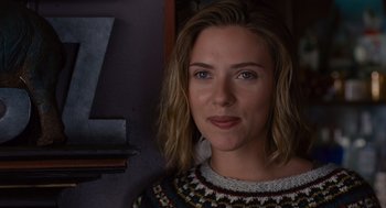 Movie still from “We Bought a Zoo” (2011), directed by Cameron Crowe – A person wearing a sweater; Close Up shot, Over the shoulder angle