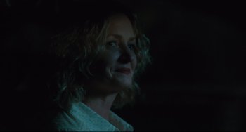 Movie still from “Welcome to the Rileys” (2010), directed by Jake Scott – A person with curly hair; Close Up shot, Low angle