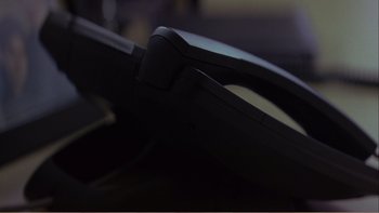 Movie still from “When a Man Falls” (2007), directed by Ryan Eslinger – View of a remote control device; Extreme Close Up shot, High angle