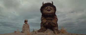 Movie still from “Where the Wild Things Are” (2009), directed by Spike Jonze – An image of where the wild things are; Wide shot, Low angle