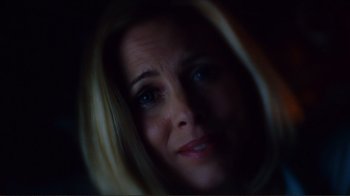 Movie still from “World Trade Center” (2006), directed by Oliver Stone – A person's face in the dark; Close Up shot, Over the shoulder angle
