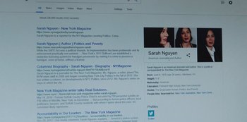 Movie still from “Yellowstone” (2018), created by John Linson – A computer screen showing a person's profile page; Extreme Close Up shot, High angle