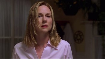 Movie still from “You Can Count on Me” (2000), directed by Kenneth Lonergan – A person wearing a shirt; Close Up shot, Low angle