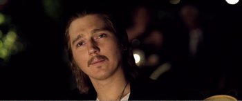 Movie still from “Youth” (2015), directed by Paolo Sorrentino – A person with long hair; Close Up shot, Over the shoulder angle