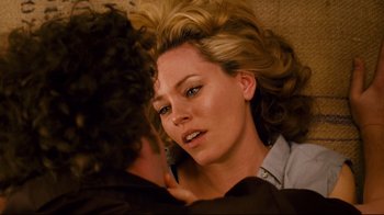 Movie still from “Zack and Miri Make a Porno” (2008), directed by Kevin Smith – A person lying on the ground; Close Up shot, Overhead angle