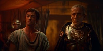 Movie still from “Barbarians” (2020), created by Arne Nolting – Close Up shot, Low angle