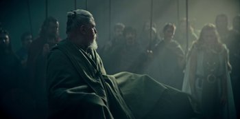 Movie still from “Barbarians” (2020), created by Arne Nolting – Medium shot, Over the shoulder angle